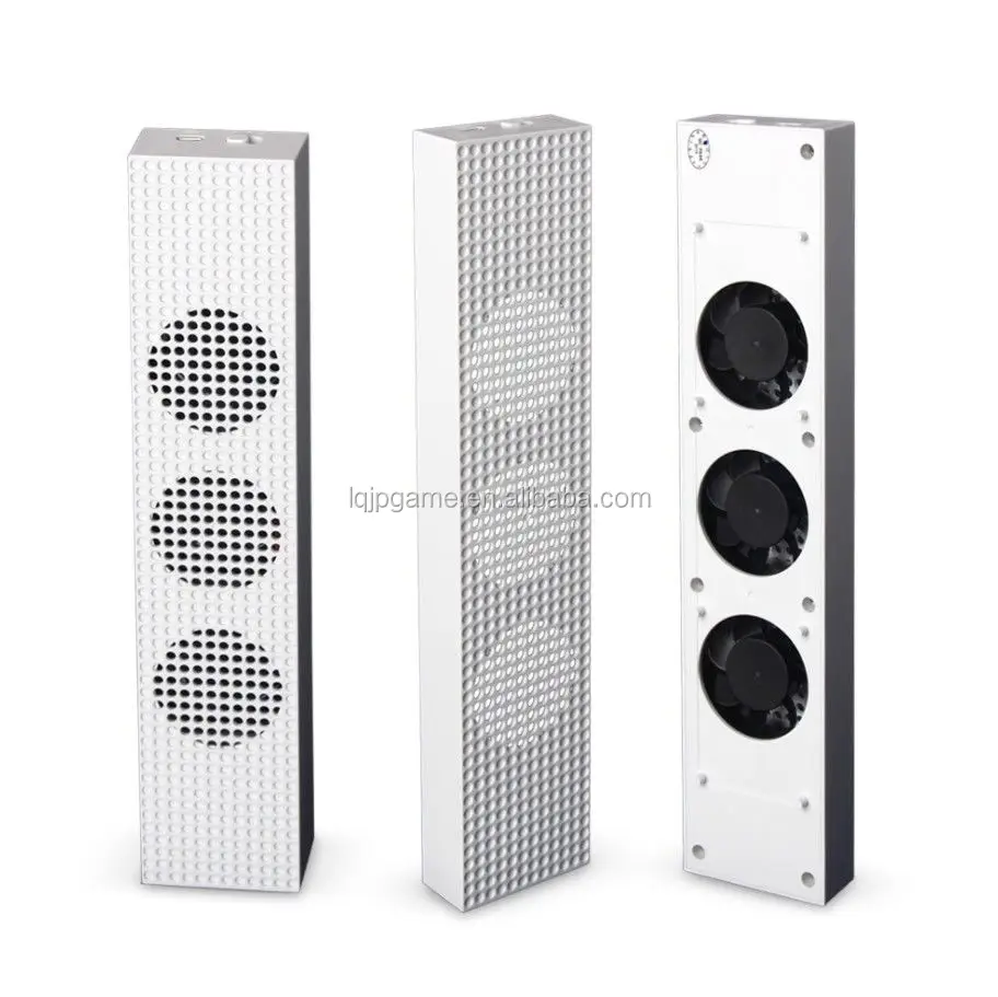 For Xbox One S 3 Cooling Fan Speed Stand White for Xbox One Slim S Console