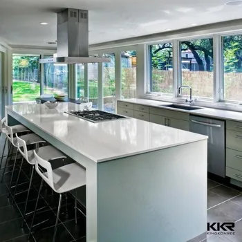 Customized Precut Artificial Stone Prefab Laminate White Star