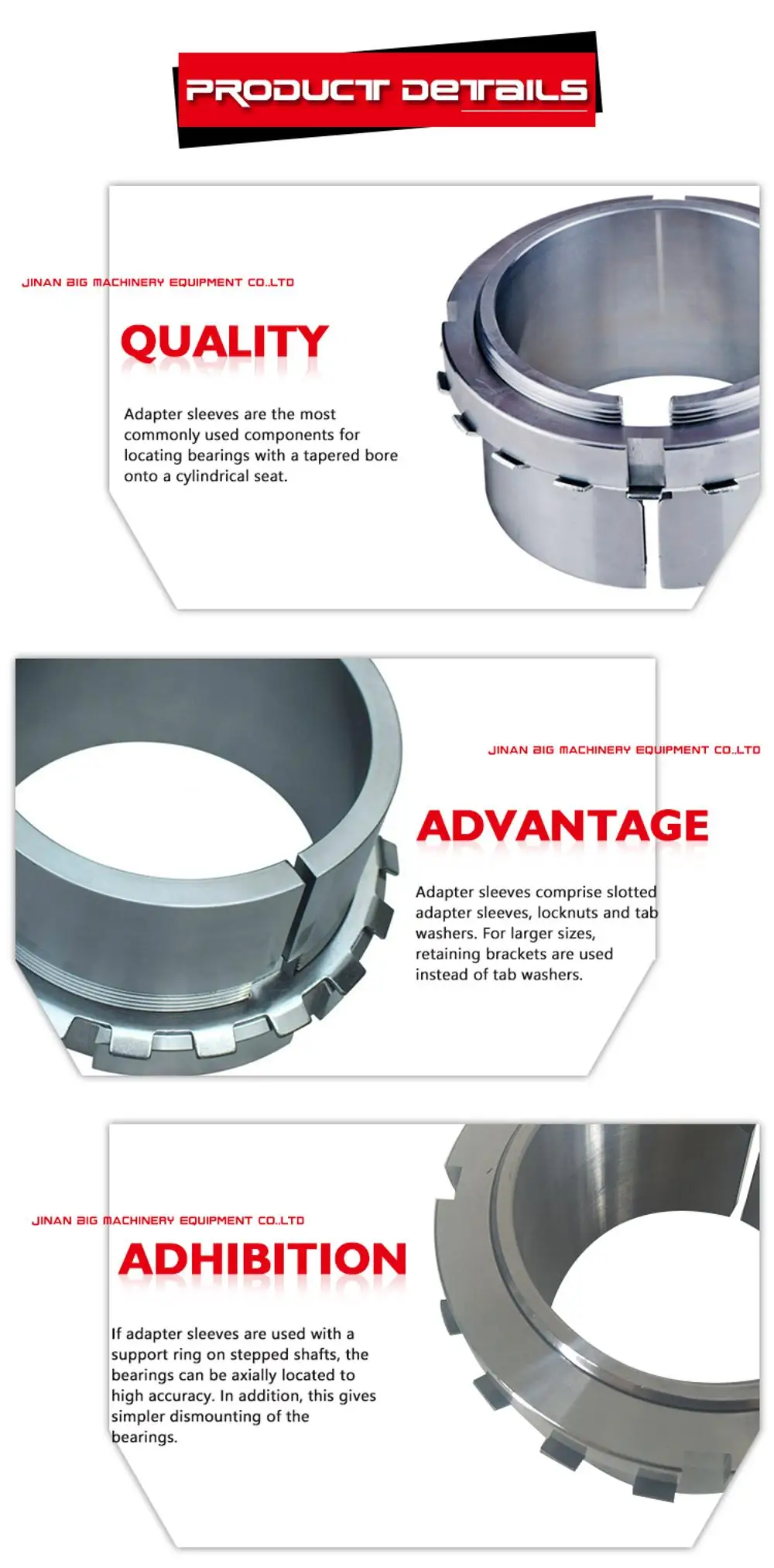 Steel Sleeve Bearing Adapter Sleeve H2324 Reasonable Design Buy