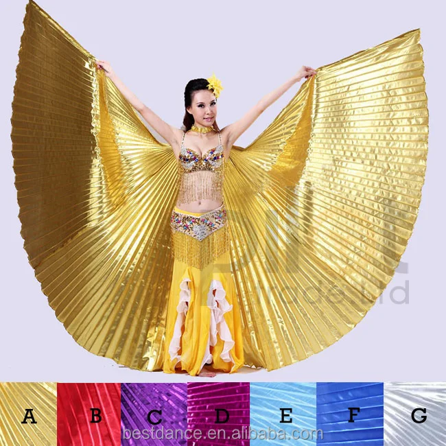 

Classical Popular Egyptian Professional Belly Dance Isis Wing 10 Colors for Choose