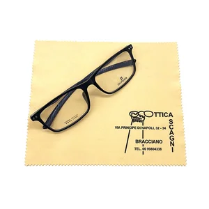 Image of Personalized silk screen print microfiber cleaning cloth custom logo for mirror in roll