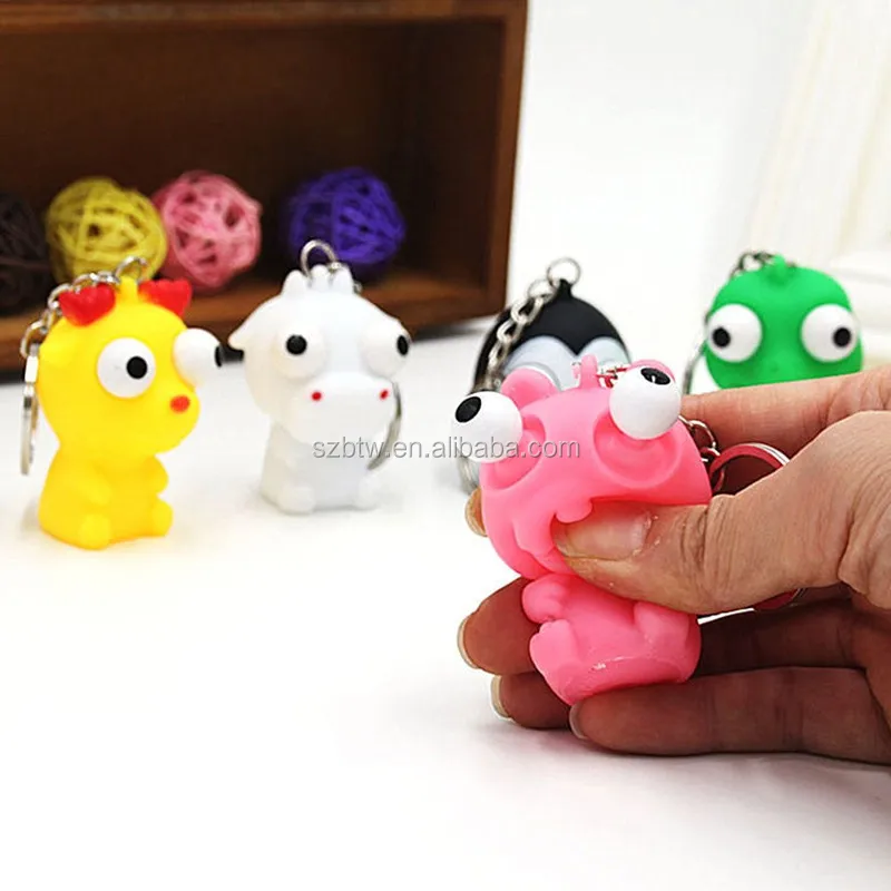 Toy Kids Animal Squishy Keyring Personalized Style Chain Pendant ...