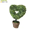 Wedding Arrangement Artificial Garden Grass Buxus Balls Boxwood Topiary Landscape Fake Trees Pots Plants