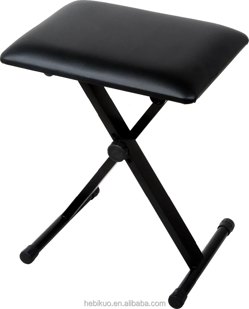 

Height Adjustable Folding Keyboard Bench for Sale HEBIKUO Q-90, Black