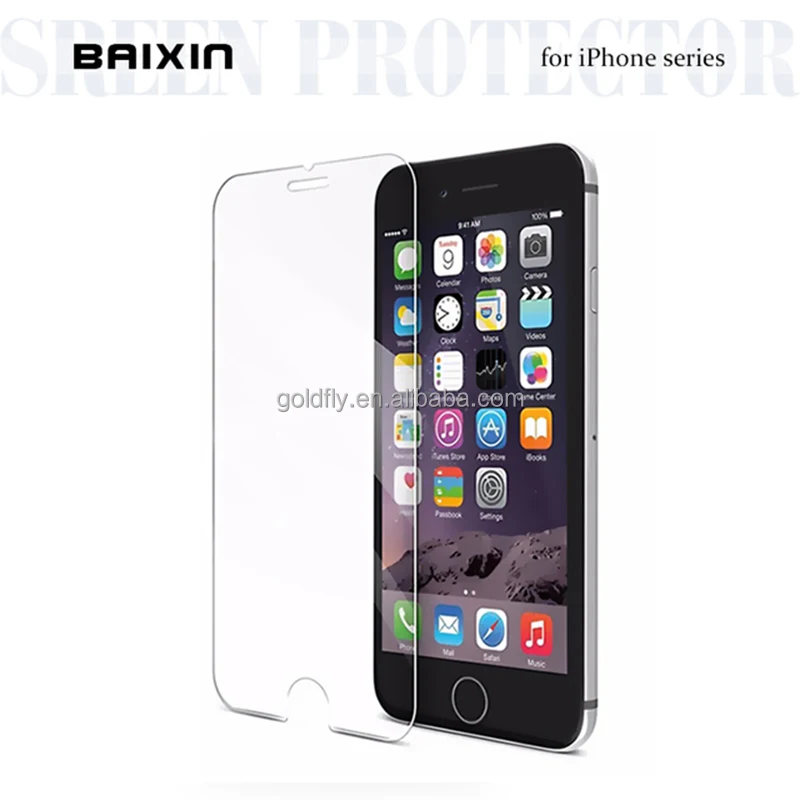 

9H tempered glass For iphone 4s 5 5s 5c SE 6 6s plus 7 plus screen protector protective guard film front case cover +clean kits, Transparent