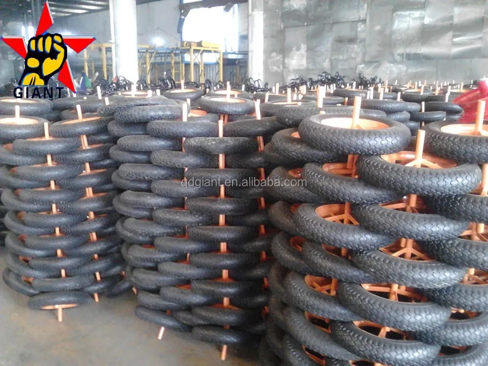 400-8 pneumatic wheels Steel rim