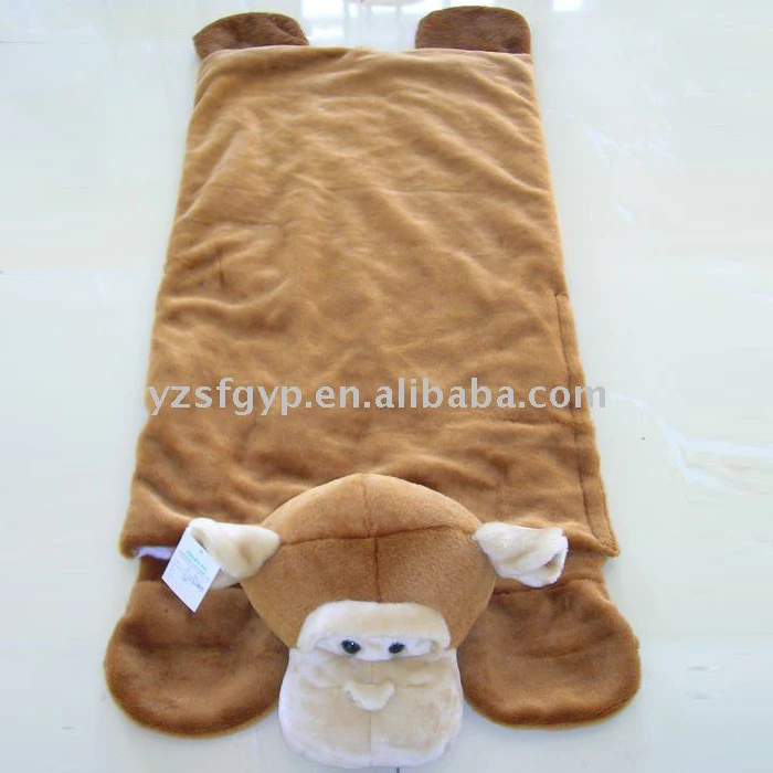 Soft Plush Animals Sleeping Bag With Head Pillow Toys And Well Stuffed