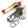 Amazon Hot Selling Custom New Design Metal Zinc Alloy Compact Portable Keys Organizer Smart Key Holder For Multiple keys