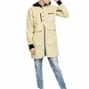 100% Cotton Autumn Hooded Solid Tailored Men Jacket