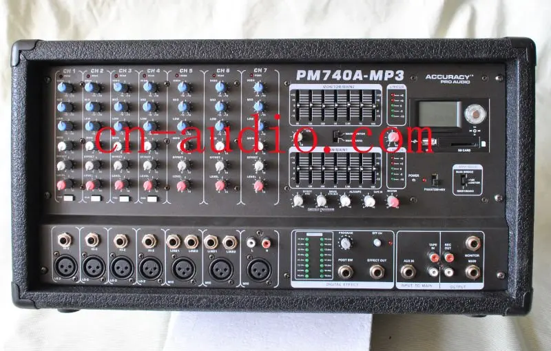 Professional Power Amplifier Mixer Pm740amp3 Buy Power Amplifier