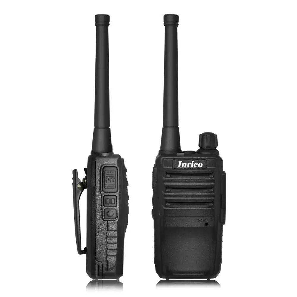 

Classical walkie talkie VHF/UHF intercom low power alert/long flashlight interphone 16 channels two way radio, Black