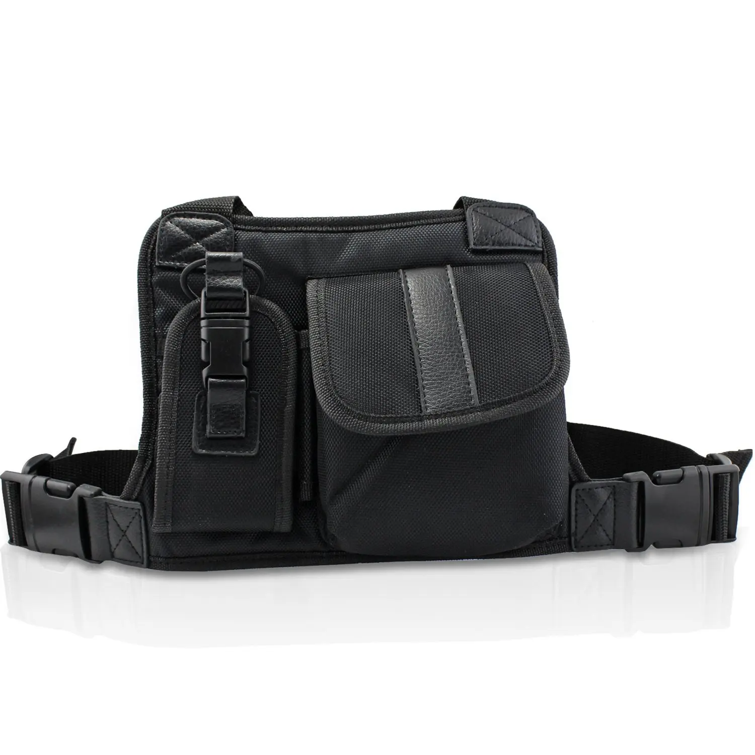 Chest Front Pack Pouch Pocket Carry Case Alomejor Radio Chest Harness Holster Vest Rig Chest Bag