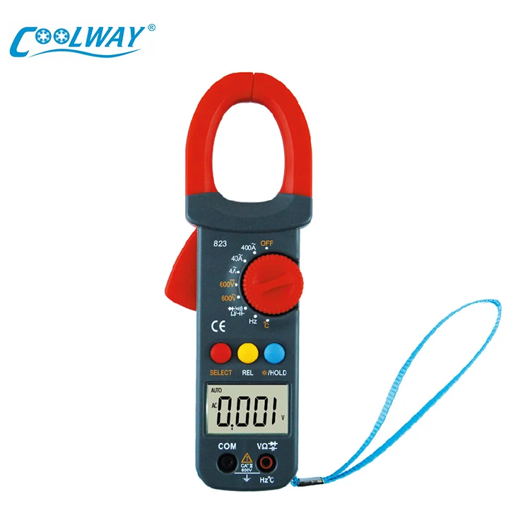 2024 China Cheap Factory Dc Current Clamp Type Flow Meter Mini Smart Ac Dc Clamp Meter Clamp Multimeter Ammeter Price