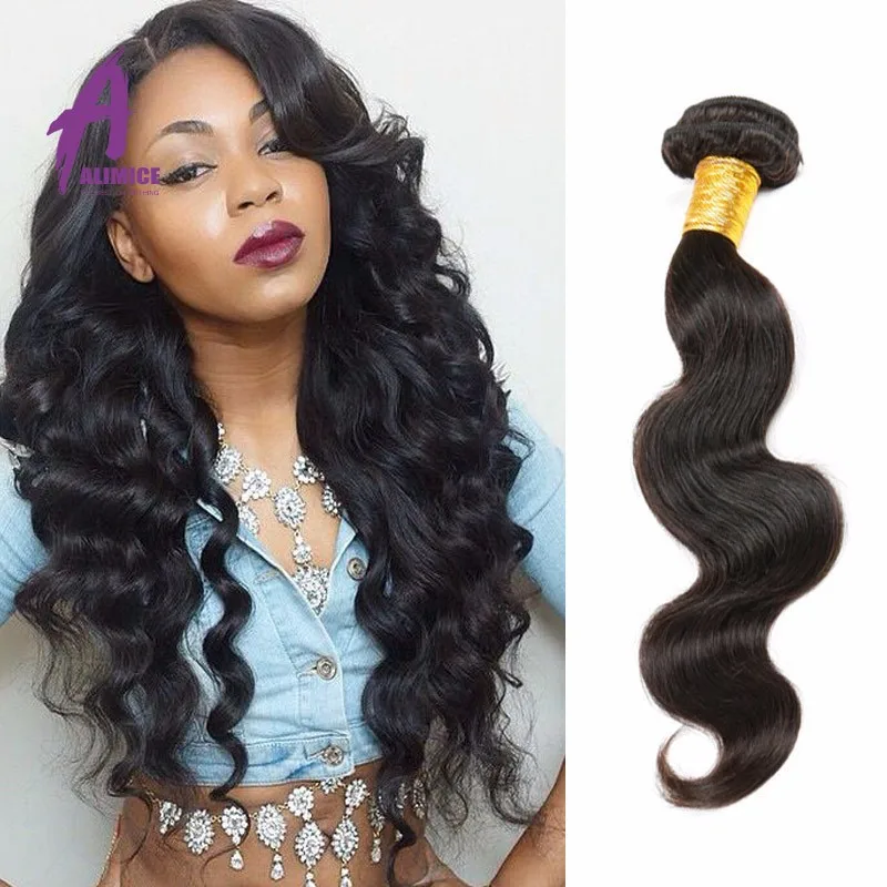 

100% Unprocessed Natural Cheap 8A Grade Brazilian Hair Extensions, Natural black 1b;1#;1b;2#;4# avialbel