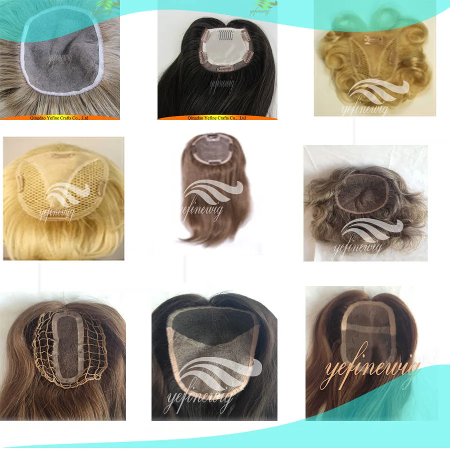 Wholesale Price Full Handtied Human Hair Men Hair Pieces Toupee