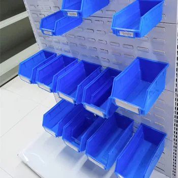 Warehouse Industrial Back Hanging Plastic Work Bin For Small