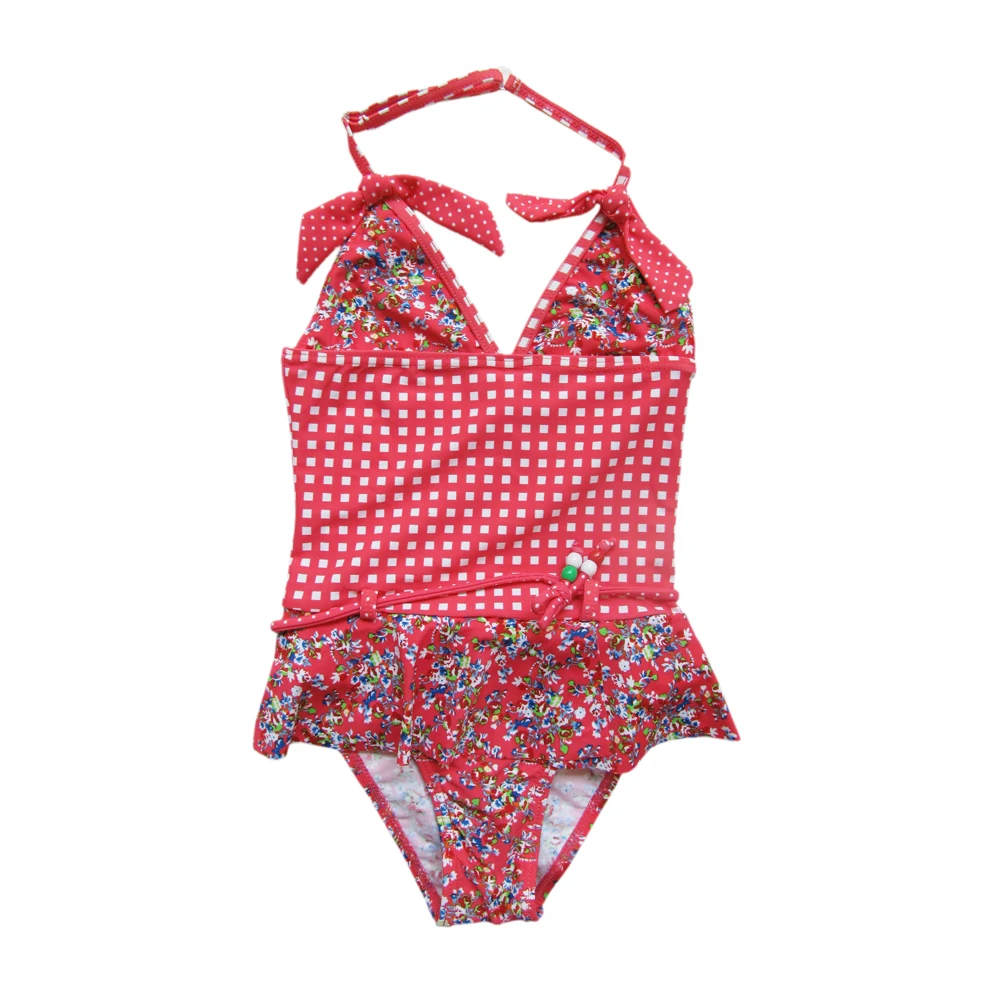 baby girl red swimsuit