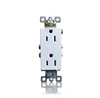 shanghai Linsky duplex receptacle 15A 125vac 60hz decorator duplex outlet socket(SSRE-1)