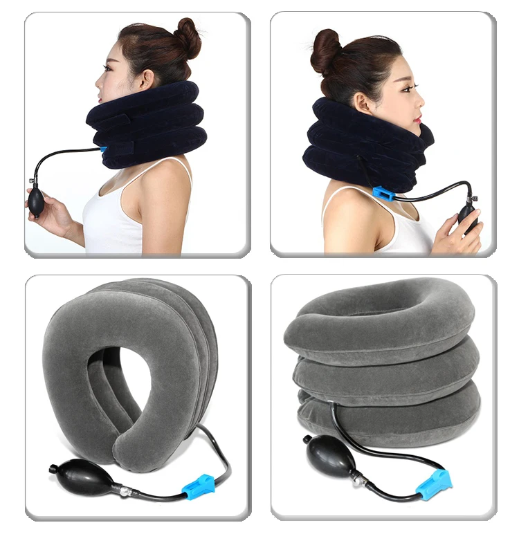 Manufacture good quality cervical neck traction pillow