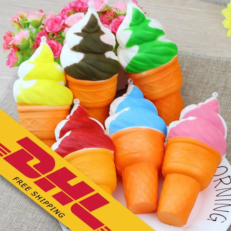 

Ice Cream Cone Squishy Scented Squishies Cute Slow Rising Ice-cream Party Decorations Decompression Toys for Kids