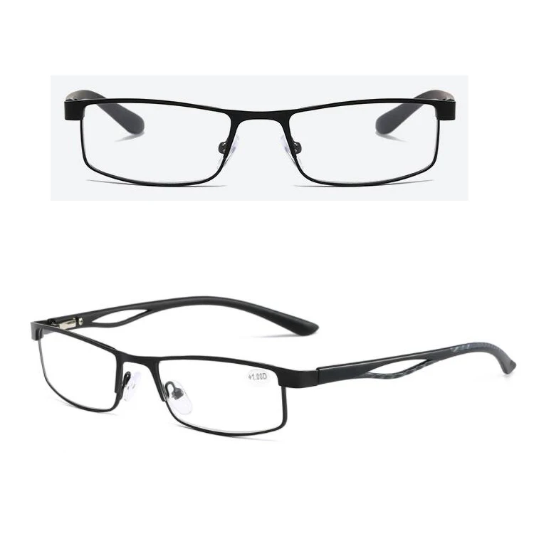 

2019 cheap fashion cool square retro frame high quality old men reading glasses CJ140 in stock