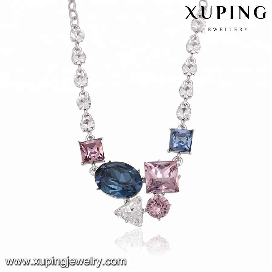 

necklace-00495 XUPING luxury elegant fashion party pretty romantic illusion delicate gift necklace