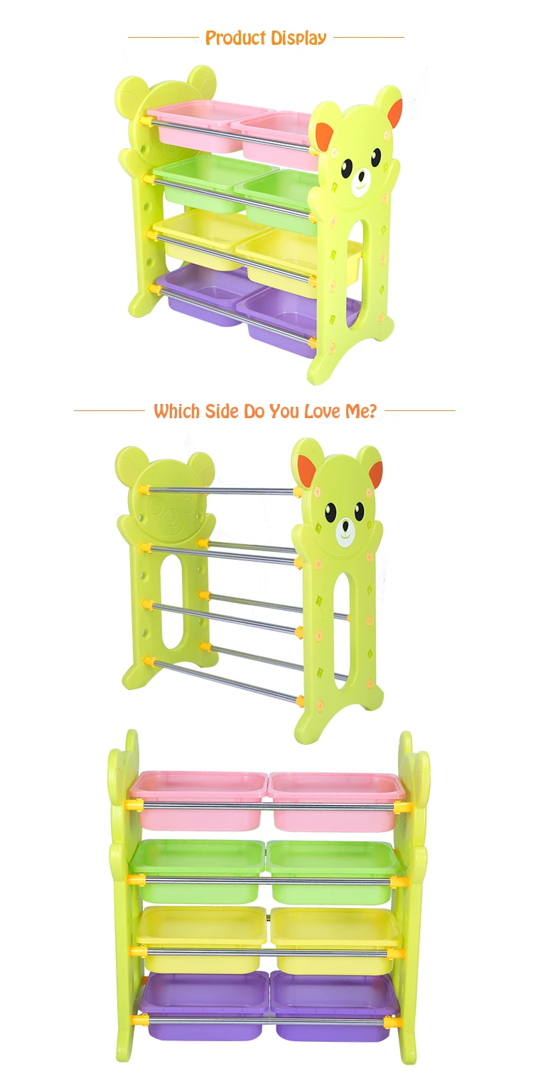 plastic toy shelf