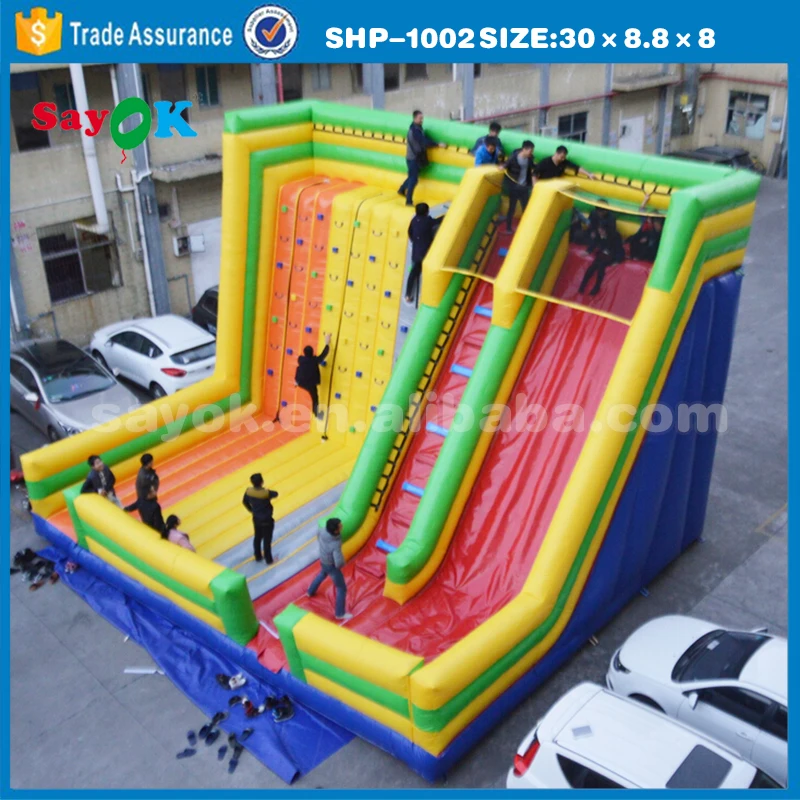 Factory Price Giant Home Water Bouncer Kids Inflatable Slip And