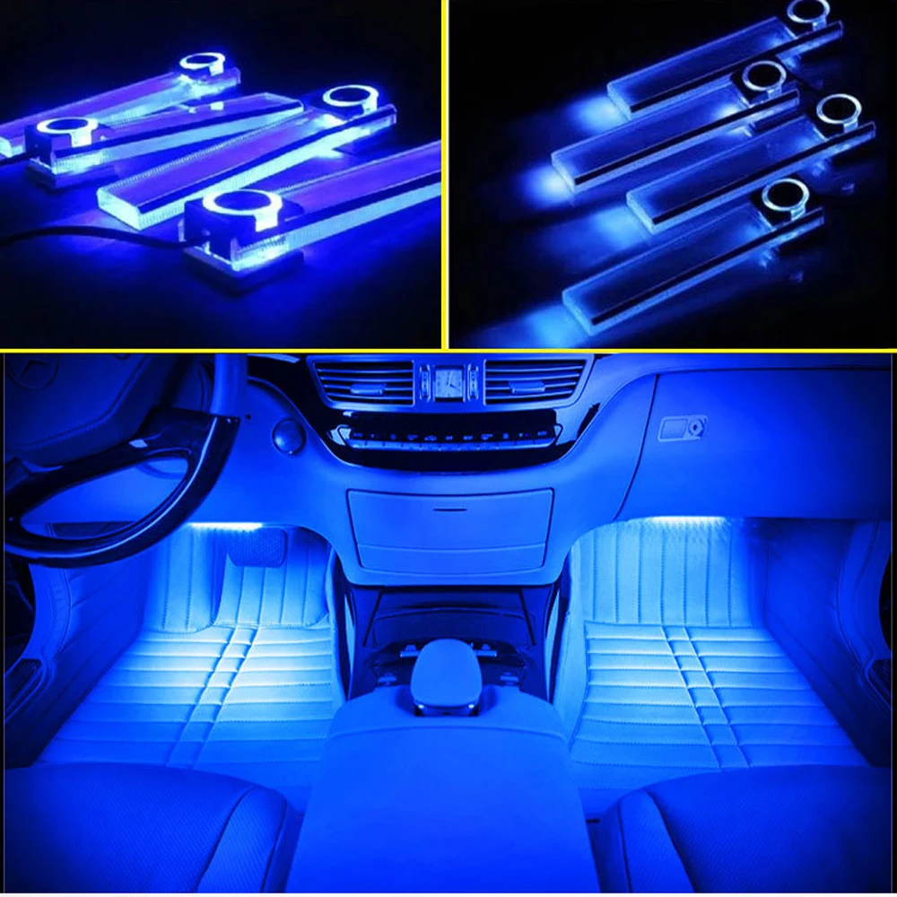 Atmosphere Lamp Interior Lamp Decorative Light Foot Lamp Led Car Light ...