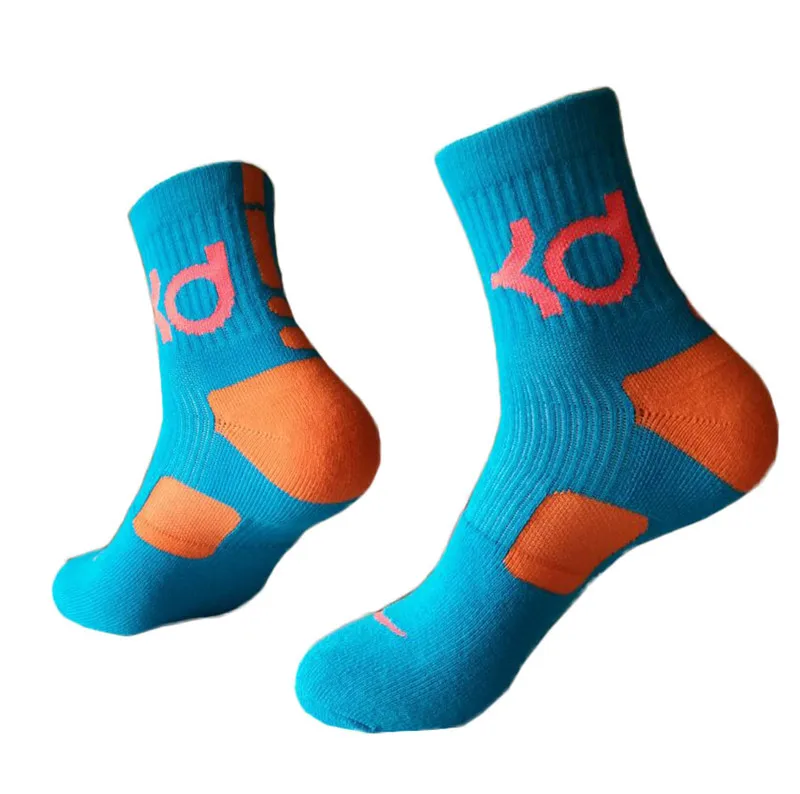 

Eco-Friendly fasion custom color medias running football sport socks, Blue