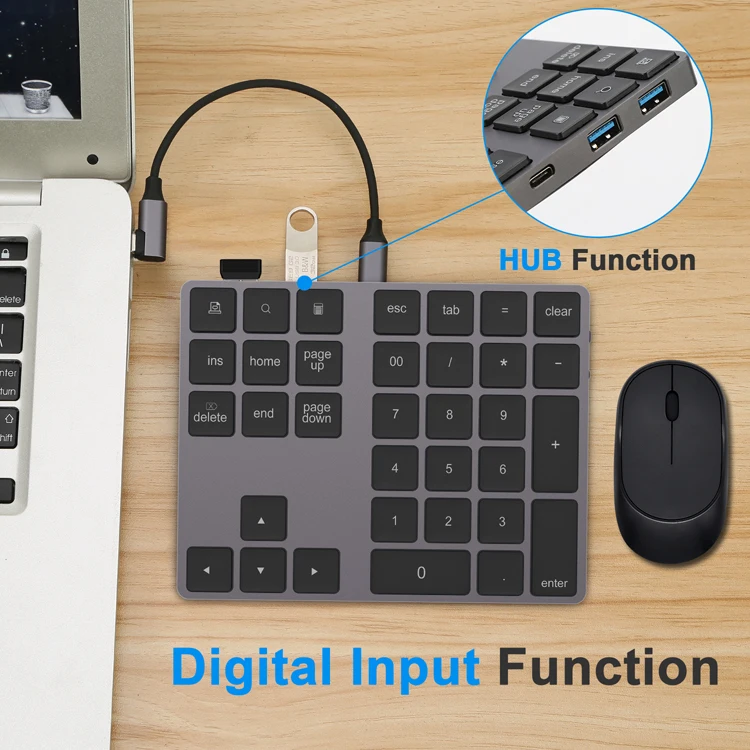 usb c number pad