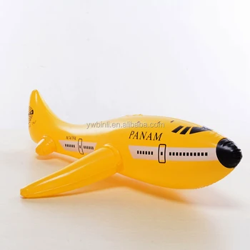 yellow airplane toy