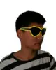 Stage Design Fluorescent Party Props Led Neon Light Christmas Sunglasses Love-Shaped Glowing Glasses Festival Gala Performance