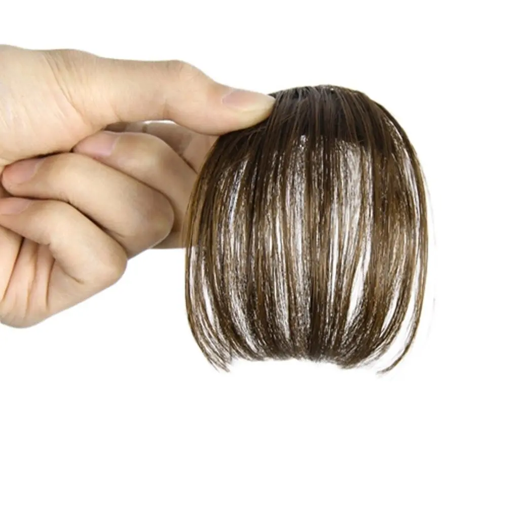 Buy Smilco Natural Bang Hairpiece Gorgeous Clip On Fringe Natural