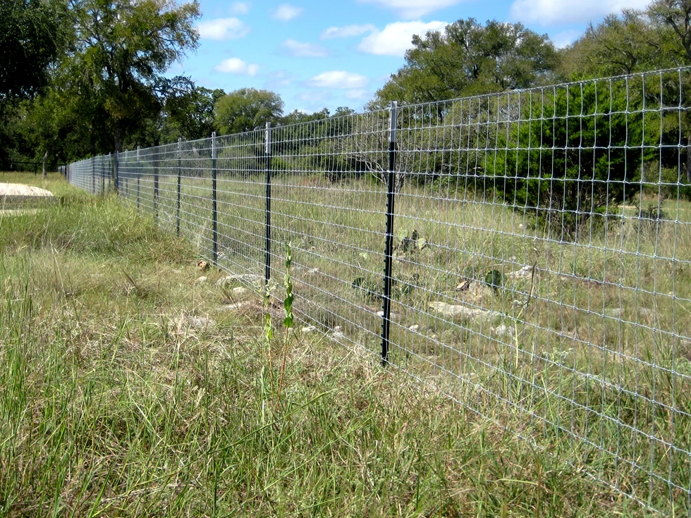 deer fence posts