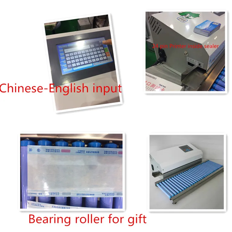 7 inch touch screen printing sealing machine automatic dental sealer