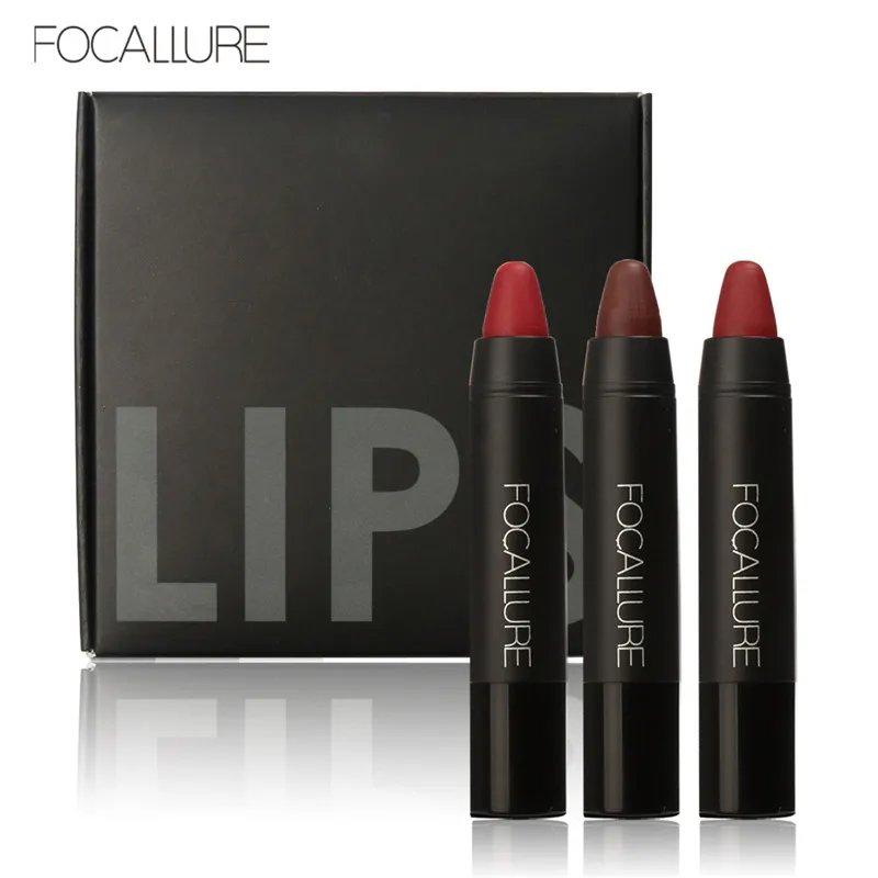 

FOCALLURE Chinese Makeup Brands Waterproof Matte Style Lipstick Kit