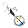 The keychain & keyring has a beauty tree which is made of a silver medal for women and men