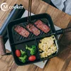 China All In One Pan Cast Iron Master Pan Divided Frying Pan/griddle pan/cookware sets ,with LFGB, SGS