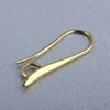high quality fancy jewelry accessories wholesale gold plated metal brass casting earring hooks kidney wires for sensitive ears
