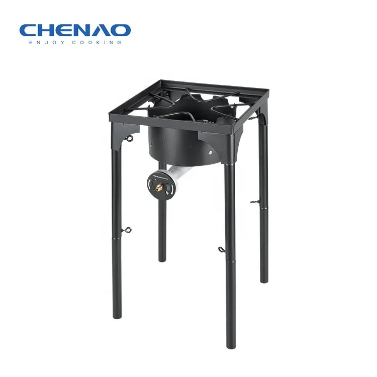 

Portable Detachable BBQ Grill Cooking Stove With 1 Cast Iron Burner