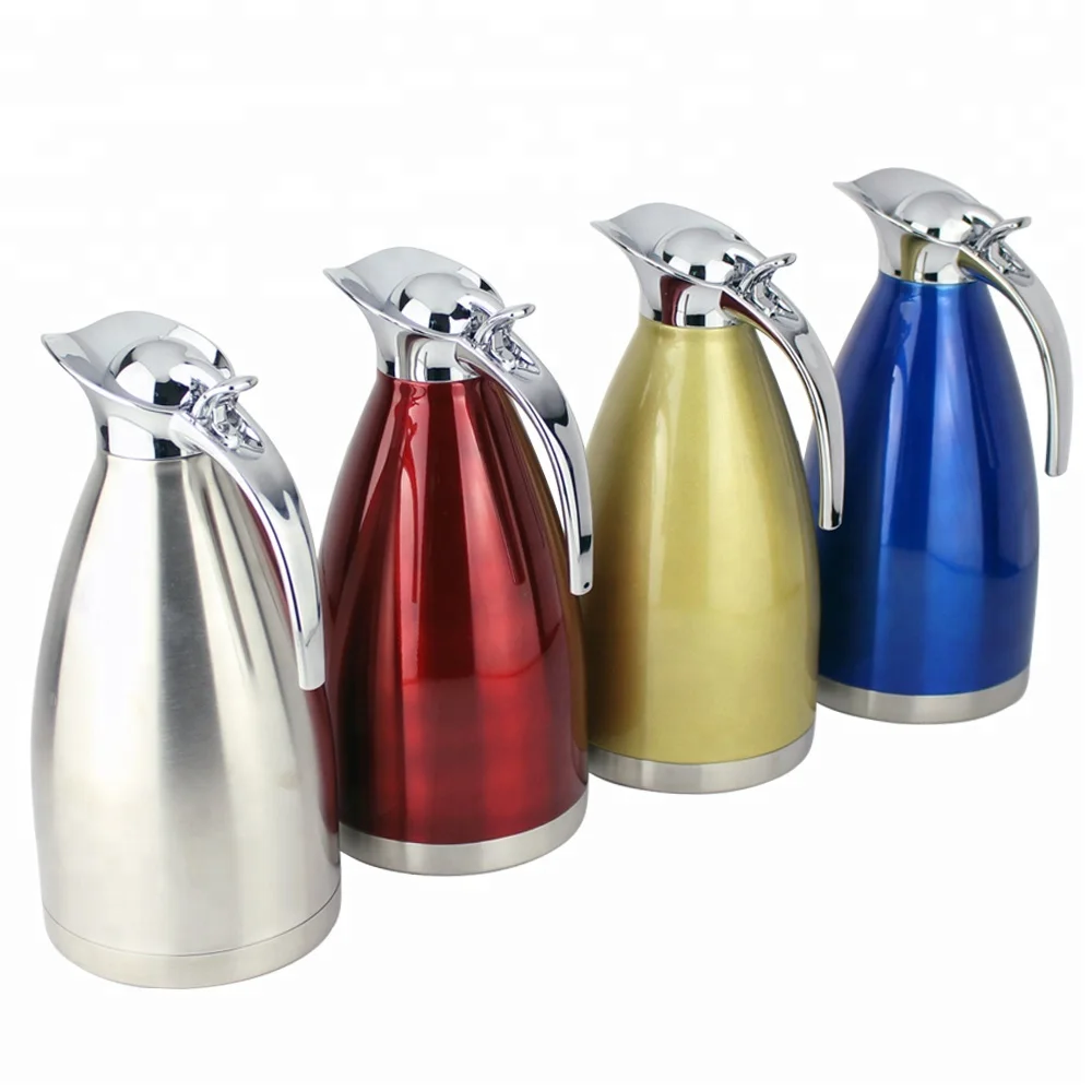 

Bulk Sell Double Walled Insulated Vacuum Thermos Stainless Steel Vacuum Flask with Single Hand Pouring, Color/origin