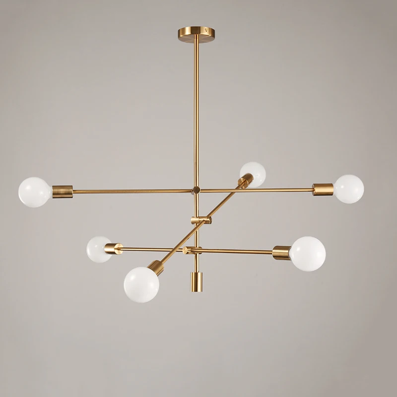 
modern simple kitchen dining room bed room decorative and adjustable metal led light for home chandelier pendant light 