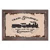 Picture Frame MDF Board Train Journey Decorative Wall Signboard