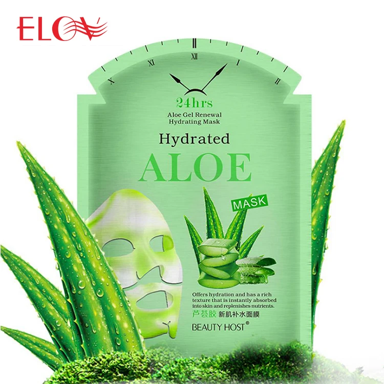 

Private Label Beauty Care Hydrating Natural 24hrs Aloe Vera Gel Extract Face Mask