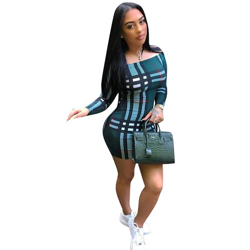 

Casual Off Shoulder Hip Dress, N/a