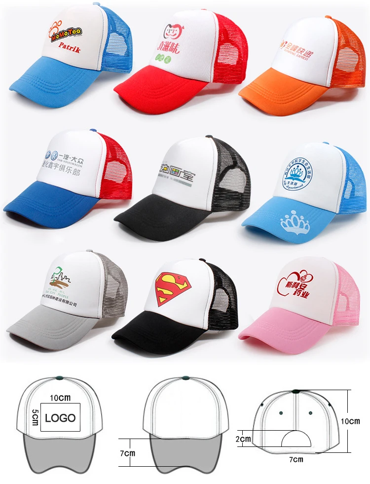 custom printed foam trucker hats