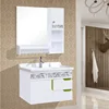 Wall Mounted Small Single Ceramic sink Bathroom Vanity Units with Pattern Printing