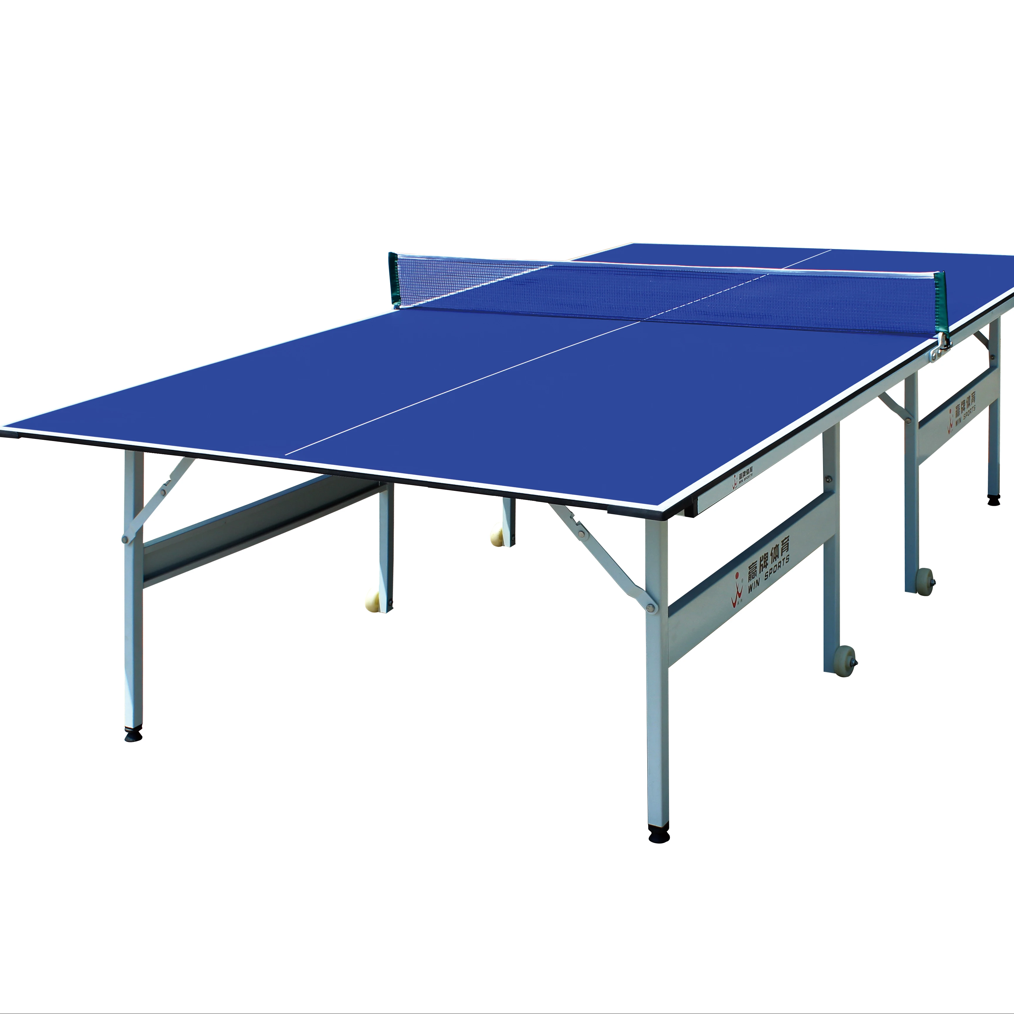 

BUY 2020!!! hot sale factory durable very cheap indoor removable folding folded pingpong table tennis tables china, Green/blue top