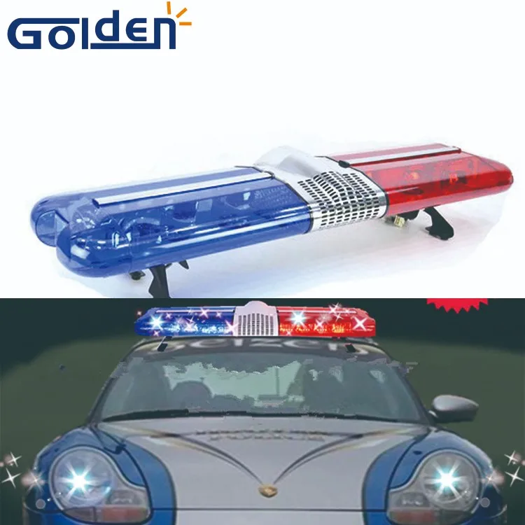 Cheap Rotating Police Roof Security Light Bar With Siren Speaker Buy Security Light Bar,Police